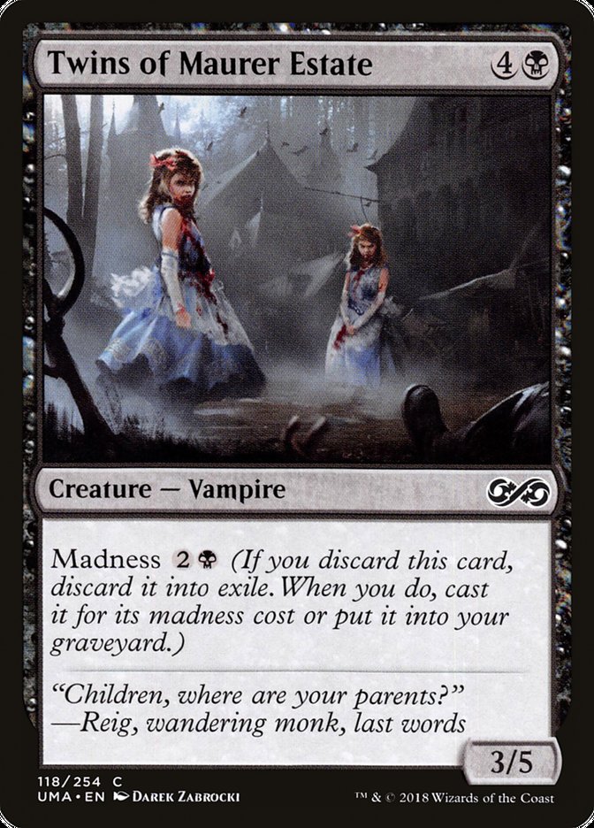 Twins of Maurer Estate [Ultimate Masters] Foil