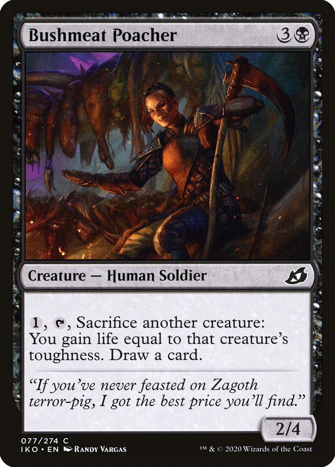 Bushmeat Poacher [Ikoria: Lair of Behemoths] Foil