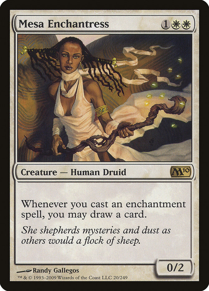 Mesa Enchantress [Magic 2010] Foil