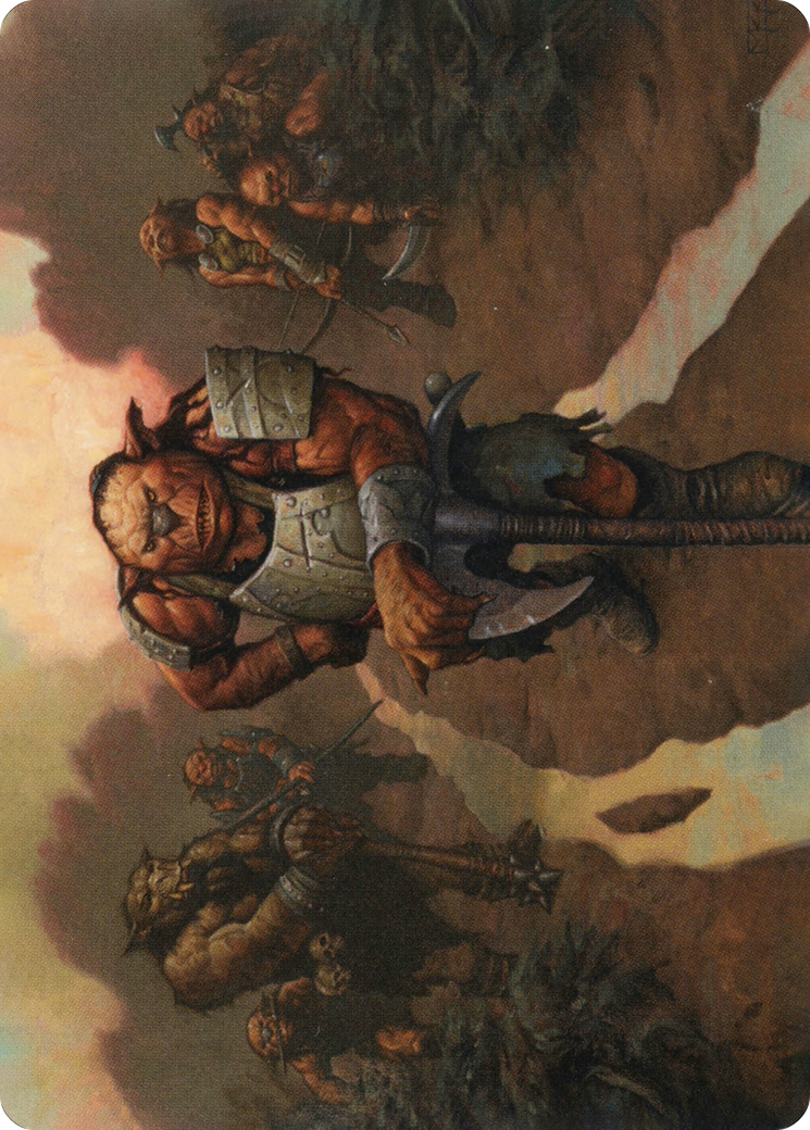 Hobgoblin Bandit Lord // Hobgoblin  [Adventures in the Forgotten Realms Art Series] (Borderless) Foil