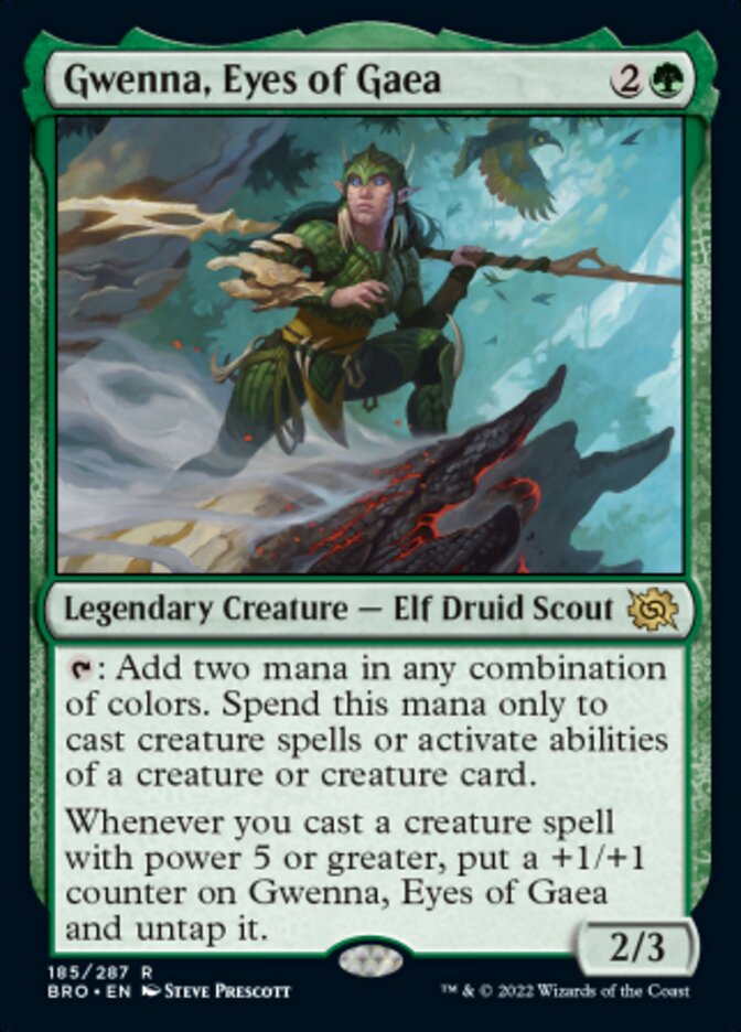 Gwenna, Eyes of Gaea [The Brothers' War] Foil
