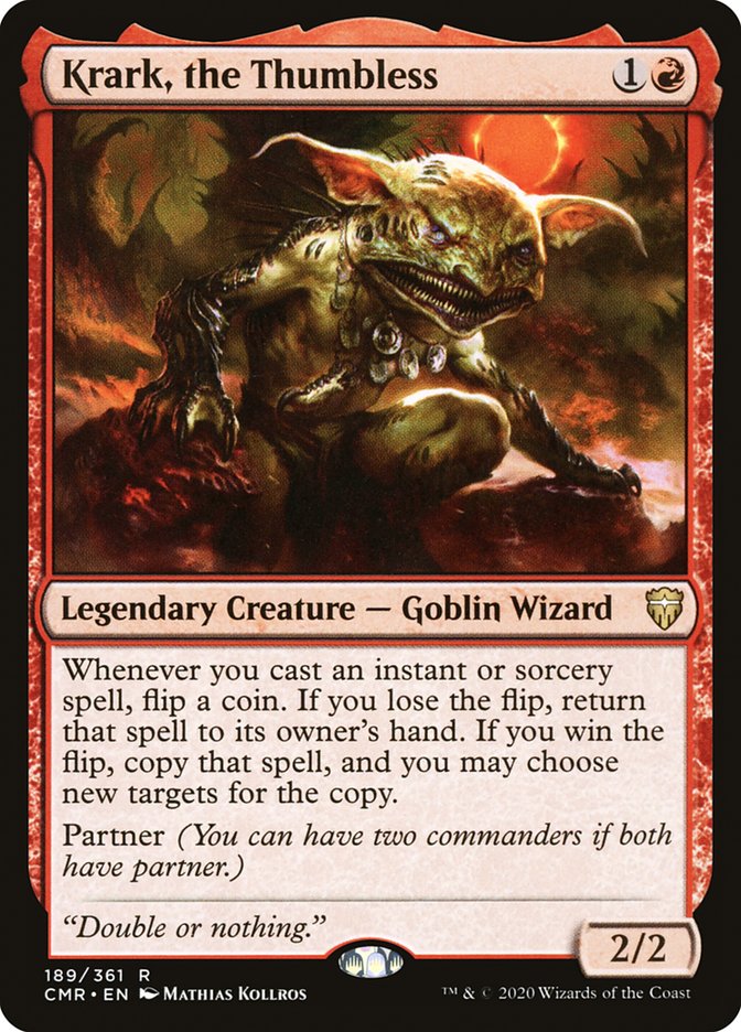 Krark, the Thumbless [Commander Legends] Foil