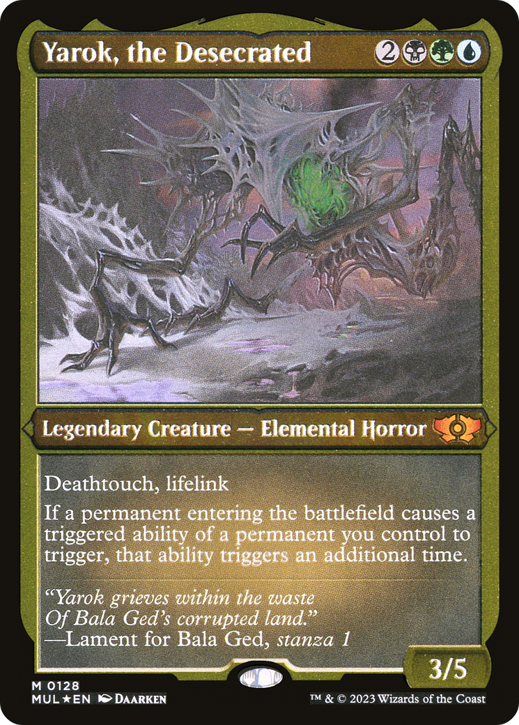 Yarok, the Desecrated  [Multiverse Legends] Etched Foil