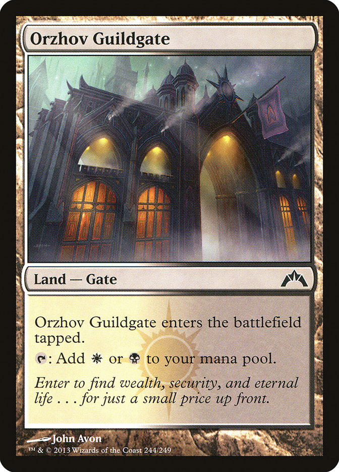 Orzhov Guildgate [Gatecrash] Foil