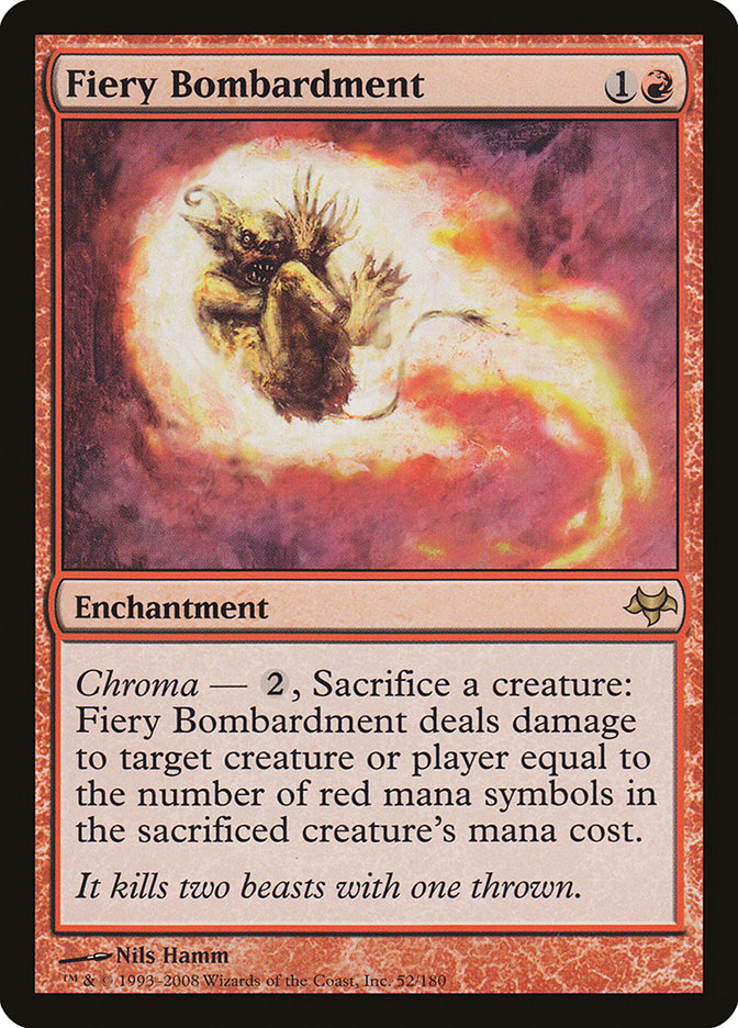 Fiery Bombardment [Eventide] Foil