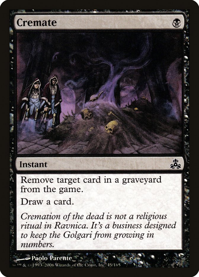 Cremate [Guildpact] Foil