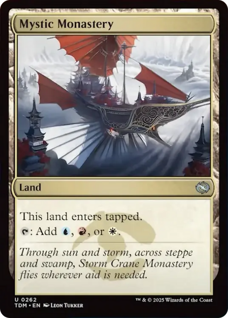 Mystic Monastery [Tarkir: Dragonstorm] Foil