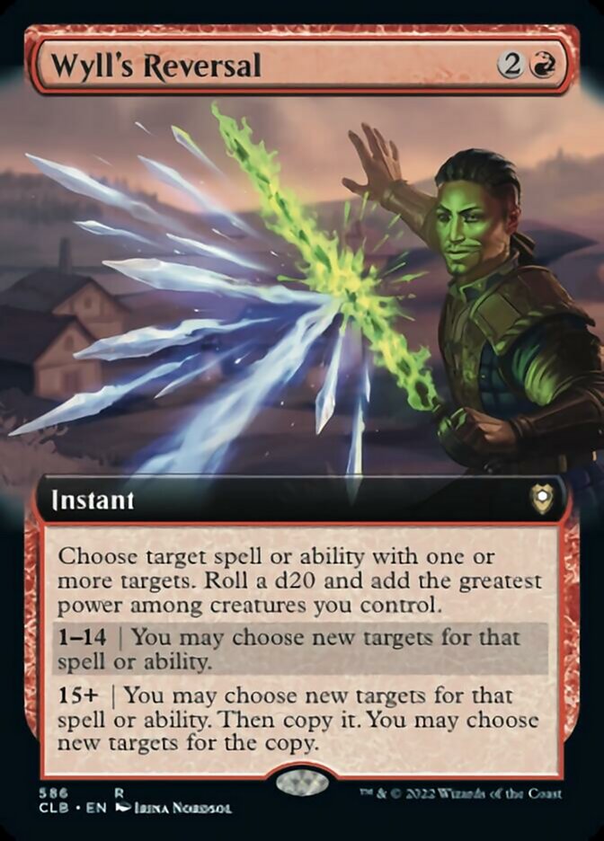 Wyll's Reversal (Extended Art) [Commander Legends: Battle for Baldur's Gate] Foil