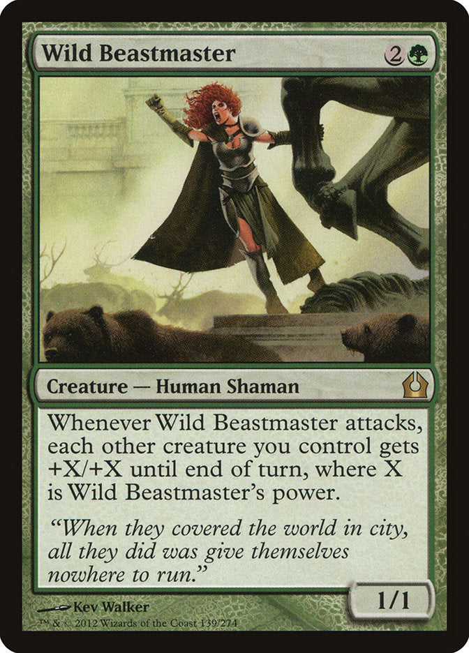 Wild Beastmaster [Return to Ravnica] Foil
