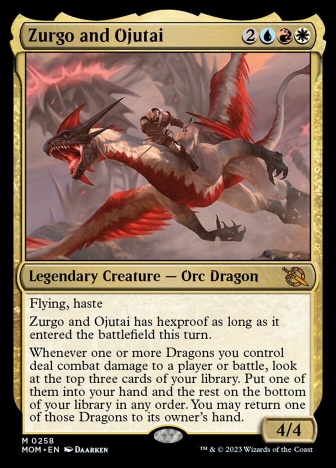 Zurgo and Ojutai [March of the Machine] Foil