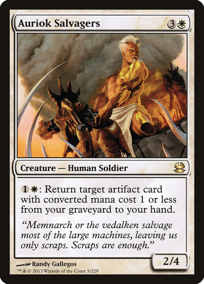 Auriok Salvagers [Modern Masters] Foil