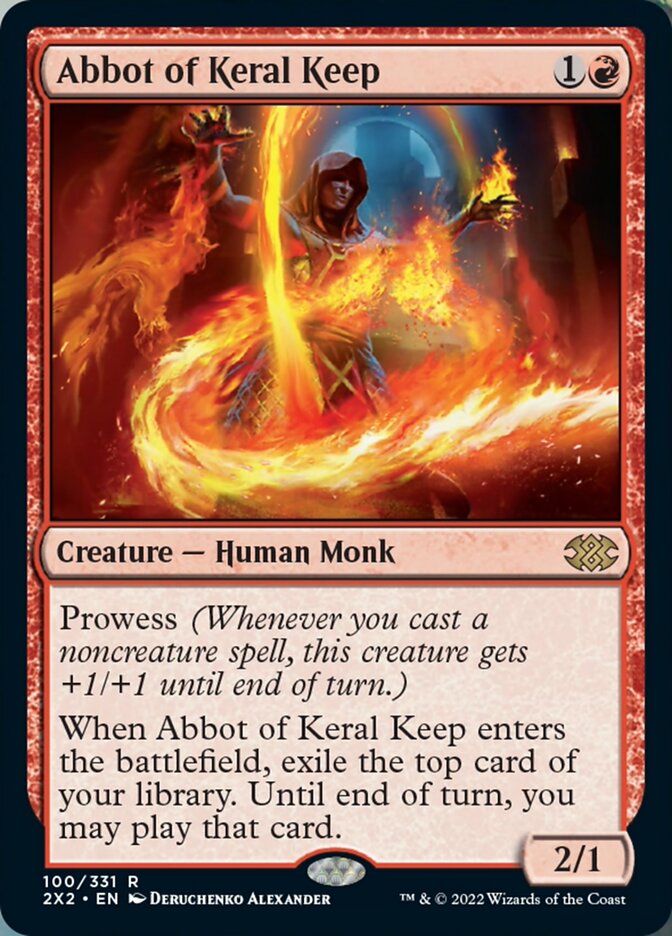 Abbot of Keral Keep [Double Masters 2022] Foil
