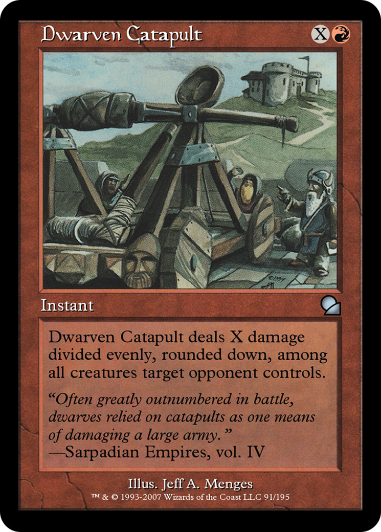 Dwarven Catapult  [Masters Edition] Foil