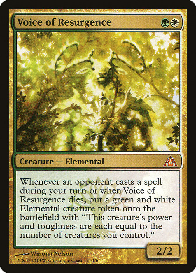 Voice of Resurgence [Dragon's Maze] Foil