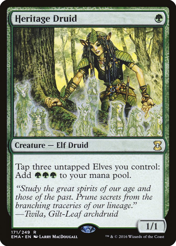 Heritage Druid [Eternal Masters] Foil