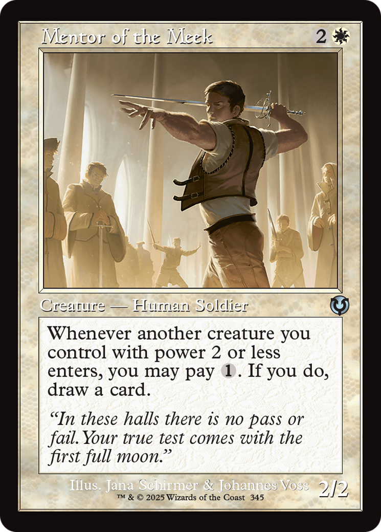 Mentor of the Meek (Retro Frame) [Innistrad Remastered] Foil