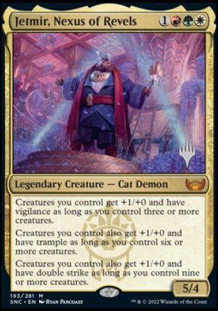 Jetmir, Nexus of Revels (Promo Pack) [Streets of New Capenna Promos] Foil