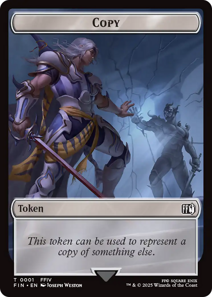 Robot Warrior (0012) // Copy (0001) Double-Sided Token [FINAL FANTASY Tokens]