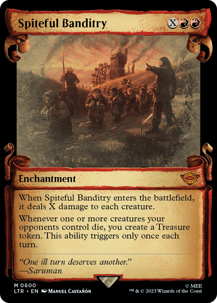 Spiteful Banditry [The Lord of the Rings: Tales of Middle-Earth Showcase Scrolls] Foil