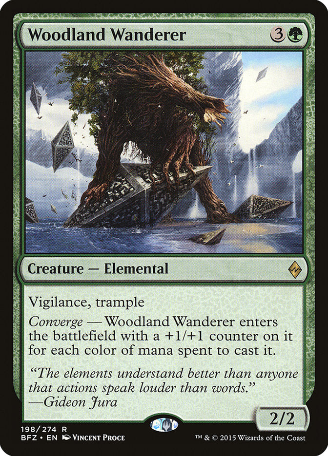 Woodland Wanderer [Battle for Zendikar] Foil
