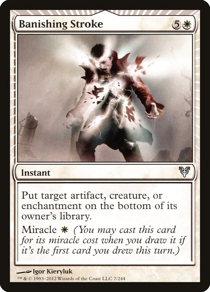 Banishing Stroke [Avacyn Restored] Foil