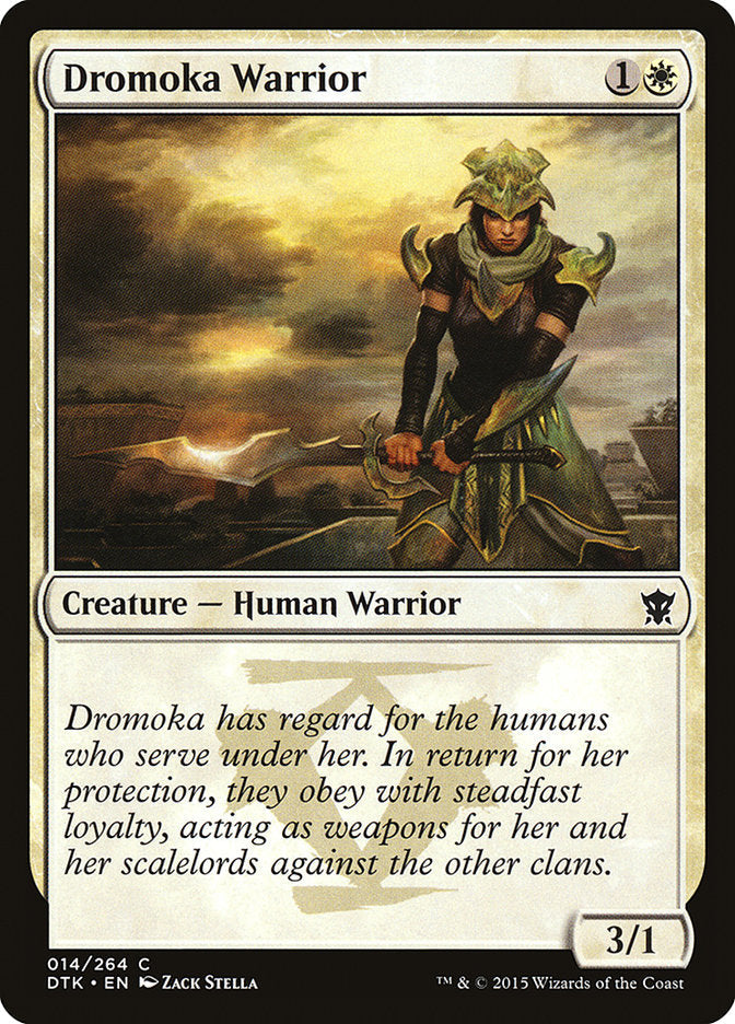 Dromoka Warrior [Dragons of Tarkir] Foil