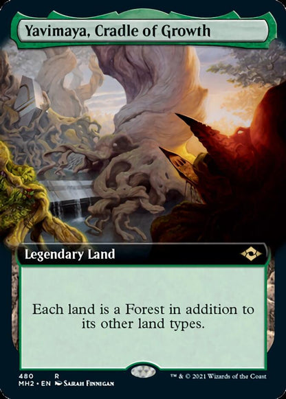 Yavimaya, Cradle of Growth (Extended Art) [Modern Horizons 2] Foil