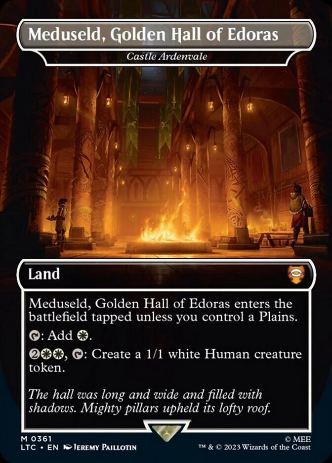 Meduseld, Golden Hall of Edoras - Castle Ardenvale [The Lord of the Rings: Tales of Middle-Earth Commander] Foil