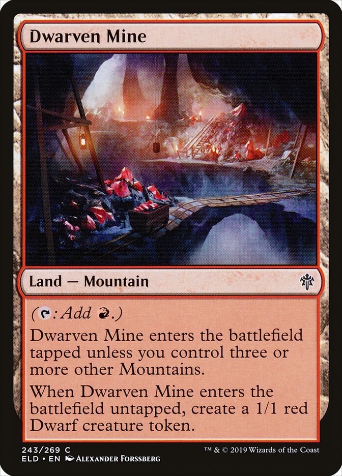 Dwarven Mine [Throne of Eldraine] Foil