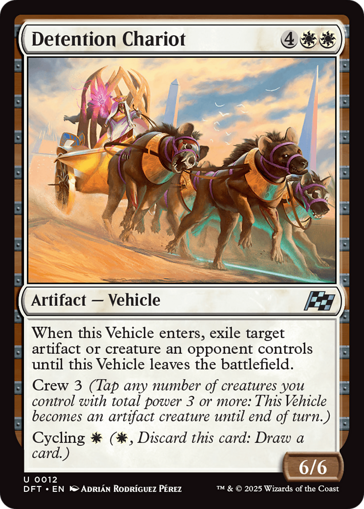 Detention Chariot [Aetherdrift] Foil