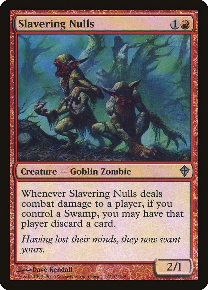 Slavering Nulls [Worldwake] Foil
