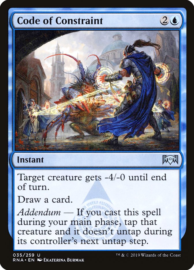 Code of Constraint [Ravnica Allegiance] Foil