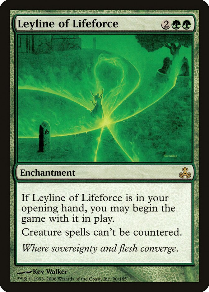 Leyline of Lifeforce [Guildpact] Foil