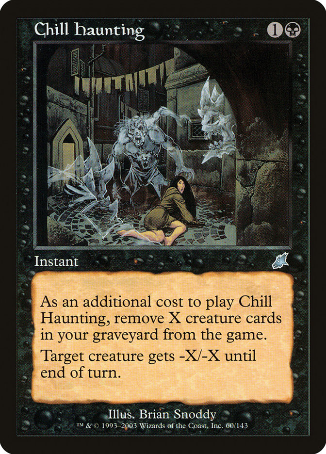 Chill Haunting [Scourge] Foil