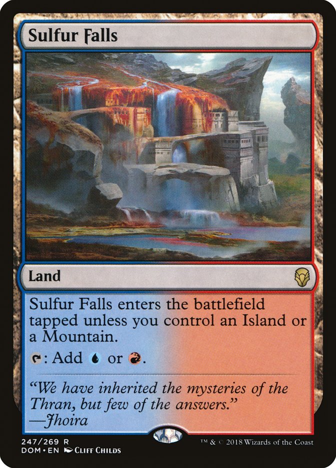 Sulfur Falls [Dominaria] Foil