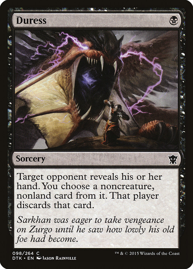 Duress [Dragons of Tarkir] Foil