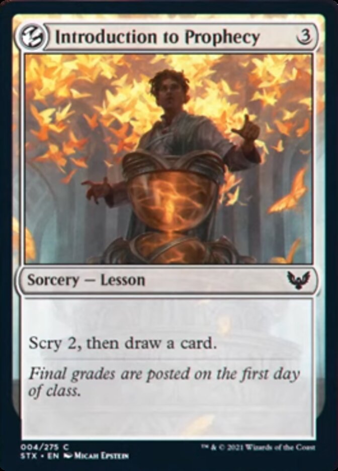Introduction to Prophecy [Strixhaven: School of Mages] Foil