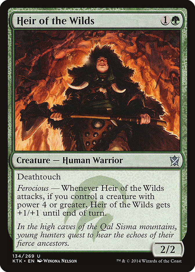 Heir of the Wilds [Khans of Tarkir] Foil