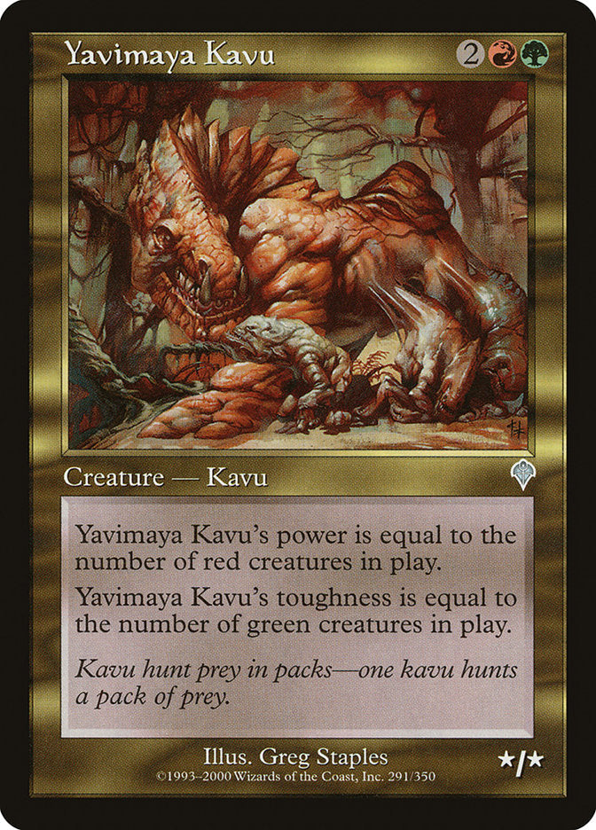 Yavimaya Kavu [Invasion] Foil