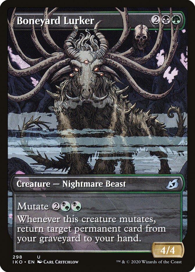 Boneyard Lurker (Showcase) [Ikoria: Lair of Behemoths] Foil