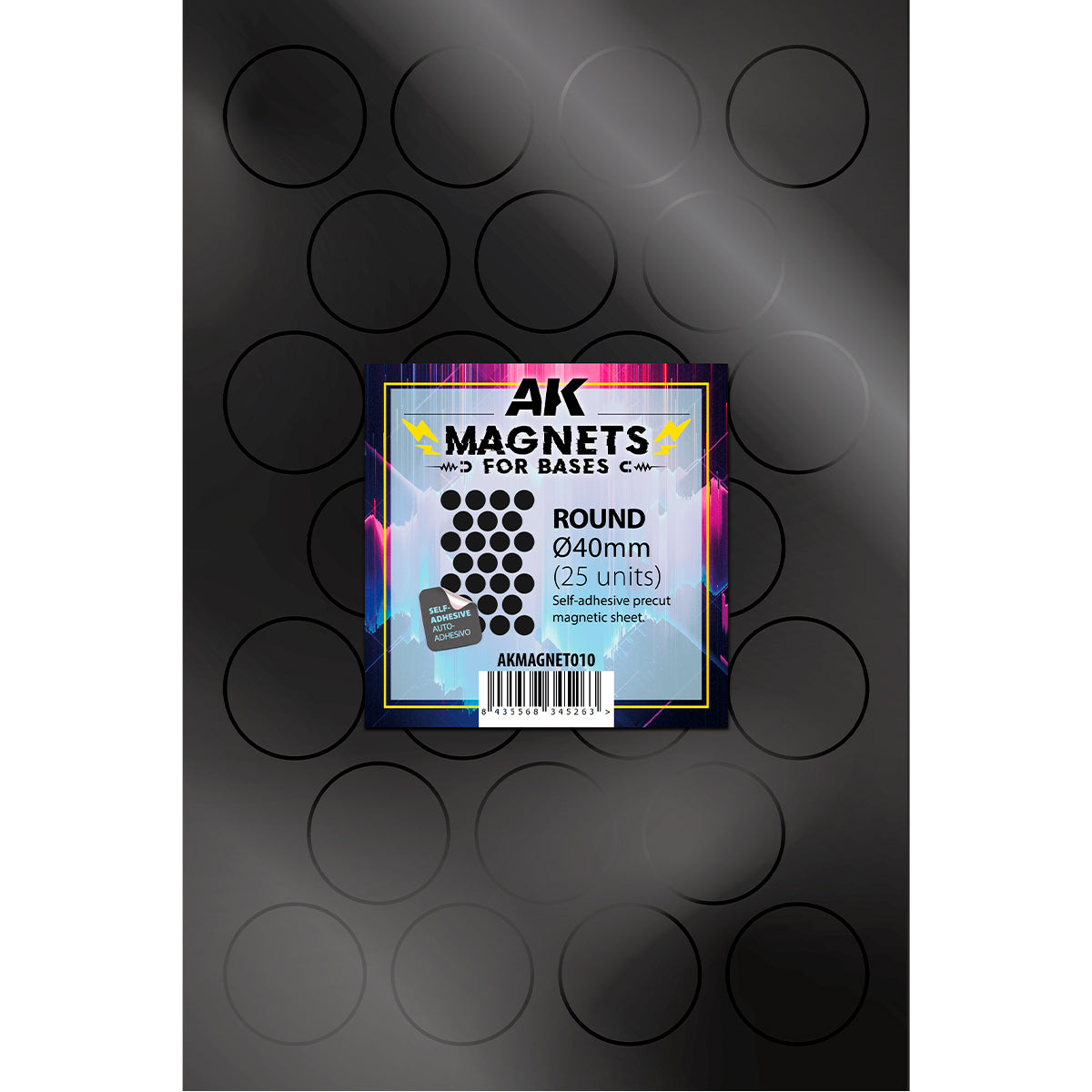 AK Interactive - Magnets - Round 40 Ø - 25 units