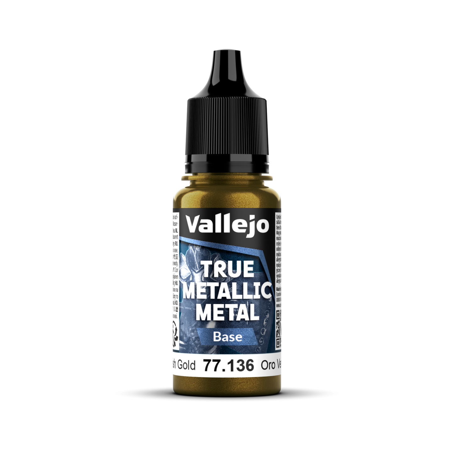 Vallejo True Metallic Metal: Base - Greenish Gold 18 ml