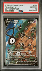 Unown V Silver Tempest #177 PSA 10