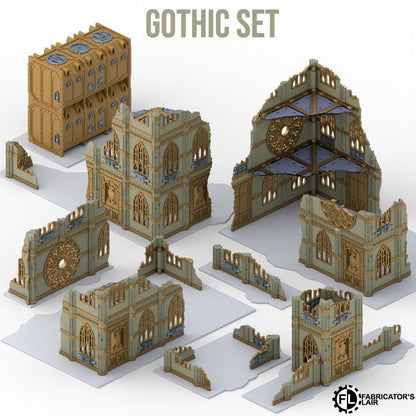 11th Edition Folding Terrain - Gothic Set (Made to Order)