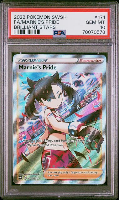 Marnie's Pride Brilliant Stars #171 PSA 10