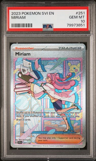 Miriam Scarlet & Violet Base #251 PSA 10