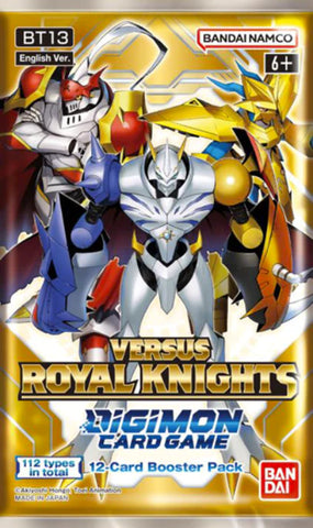 Digimon Card Game Versus Royal Knights BT13 Booster Pack