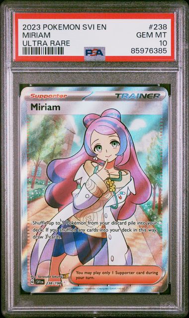 Miriam Scarlet & Violet Base #238 PSA 10