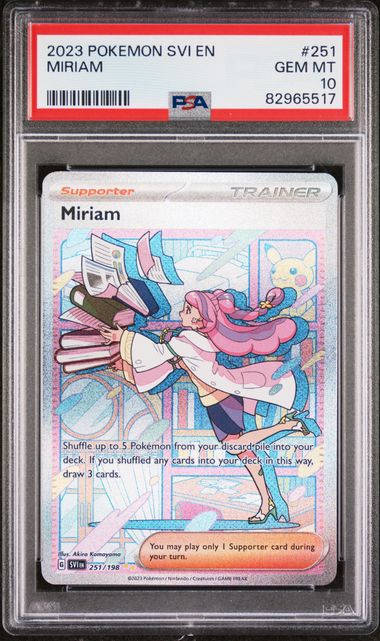 Miriam Scarlet & Violet Base #251 PSA 10