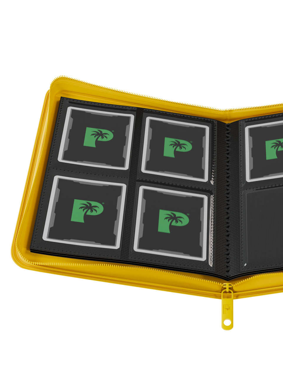 Collector's Series 4 Pocket Zip Trading Card Binder - YELLOW